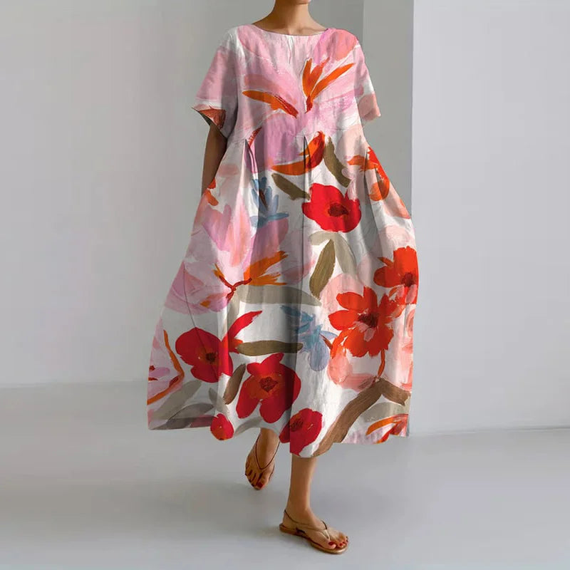 Rosana/Vestido veraniego con estampado floral